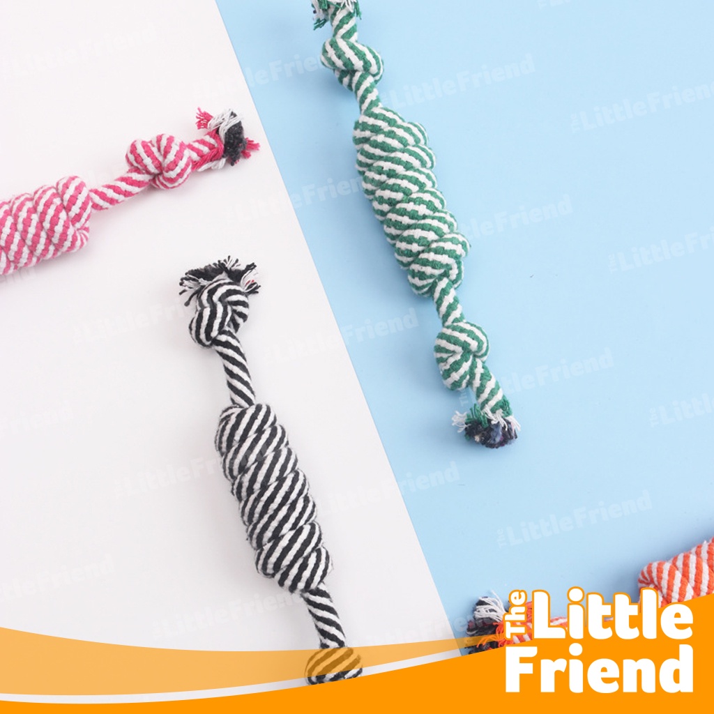 Mainan Gigitan Anjing TALI TAMBANG LILIT PANJANG Cotton Rope Dog Toy