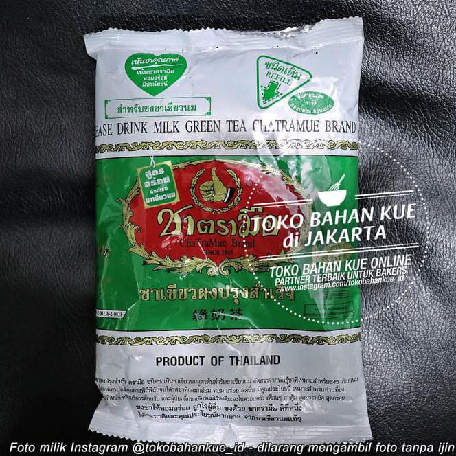 

J34R THAITEA THAI GREEN TEA NUMBER ONE BRAND CHA TRAMUE BRAND TEH THAILAND OYGF