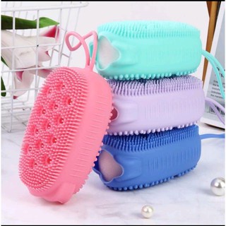 Spon Mandi Silikon Bubble Bath Brush Shower Foaming