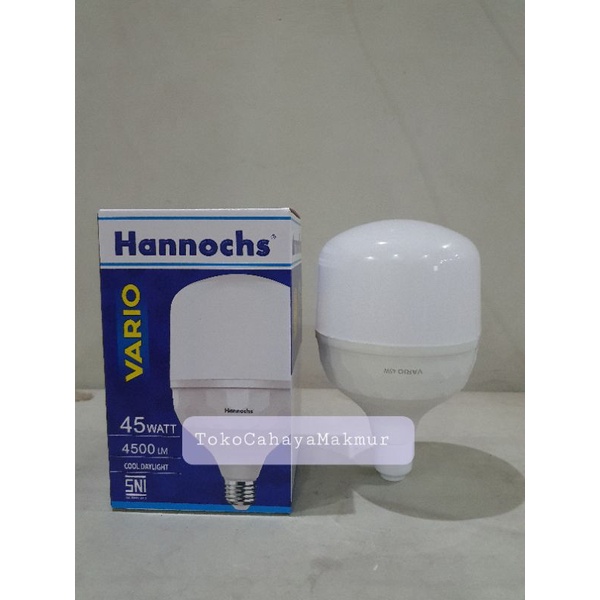 Lampu LED Bohlam Vario 45w 45watt Hannochs CoolDayLight