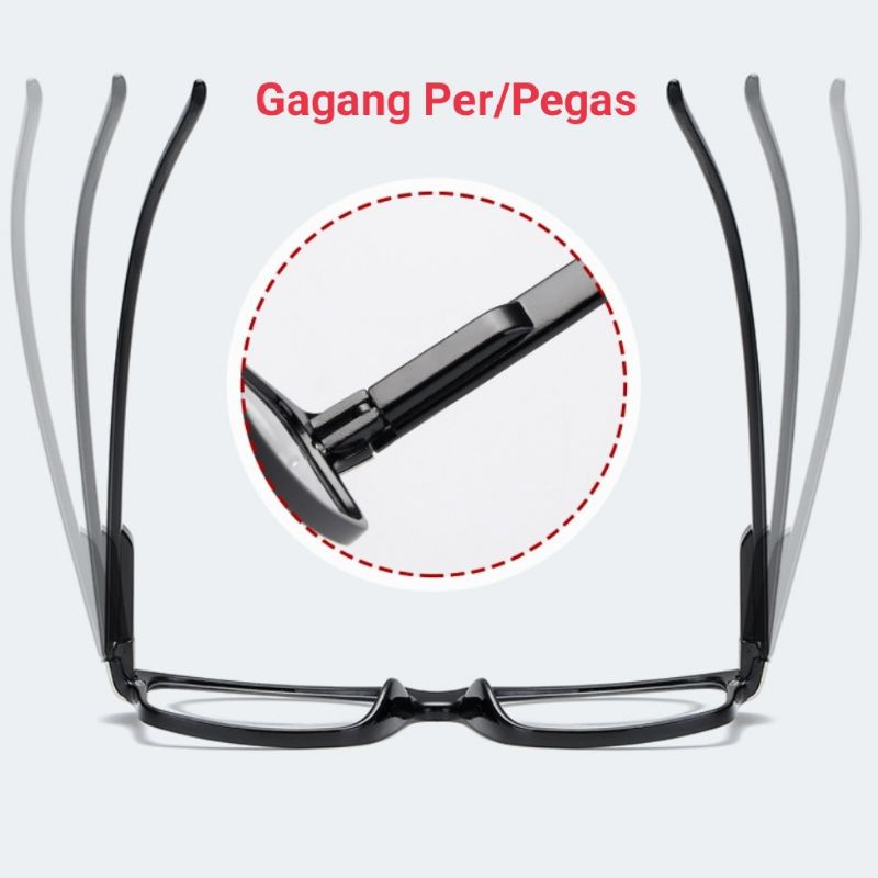 Kacamata Baca Frame Metal Besi Kacamata rabun Dekat HY280T