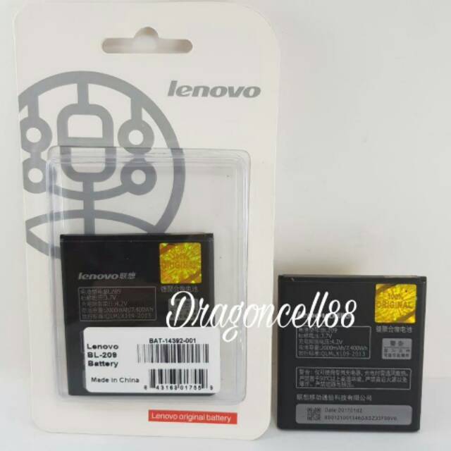 Baterai LENOVO BL209 S516 A516 A706 BL 209 Kualitas ORIGINAL 100%