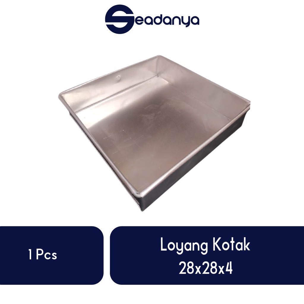 

Loyang Kotak 28x28x4-Loyang /Loyang Terbaru/Loyang/Loyang Ukuran 28x28x4/Loyang Terlaris/Loyang Termurah
