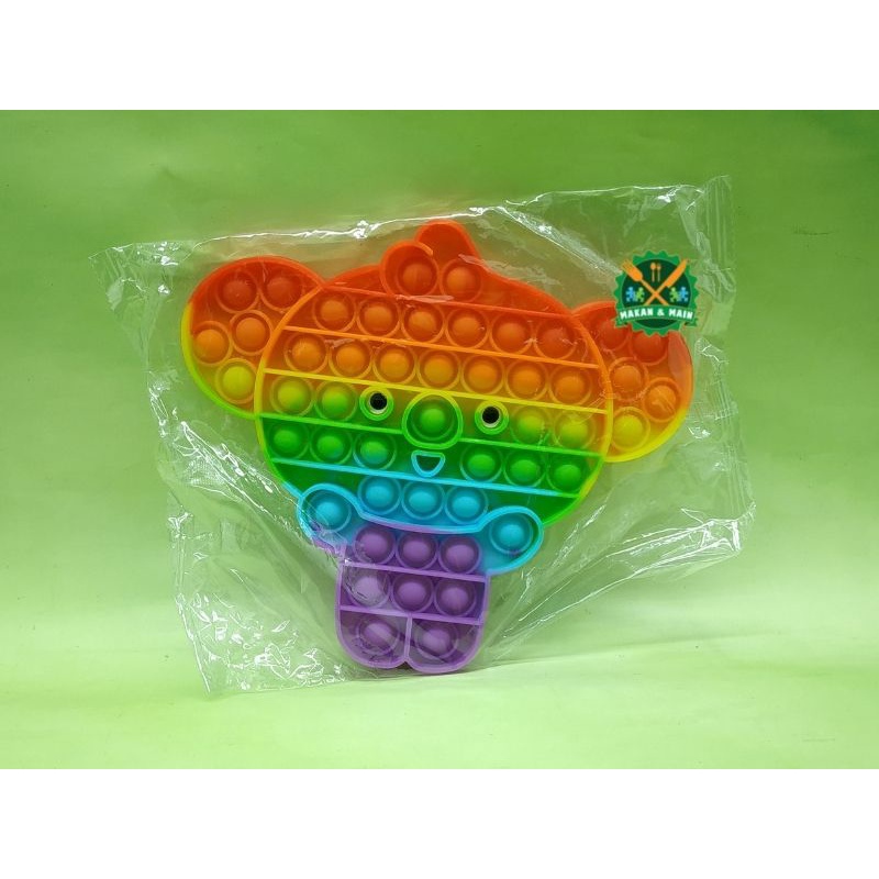 Mainan Fidget Pop it BTS Lucu Melatih Gerak Motorik Anak SNI XB001 004-1