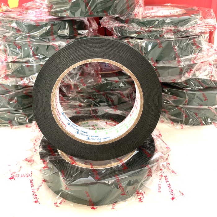 

PEREKAT-PENGIKAT- DOUBLE TAPE FOAM HIJAU, DAYA REKAT KUAT UK 1 "X 5 METER -PENGIKAT-PEREKAT.