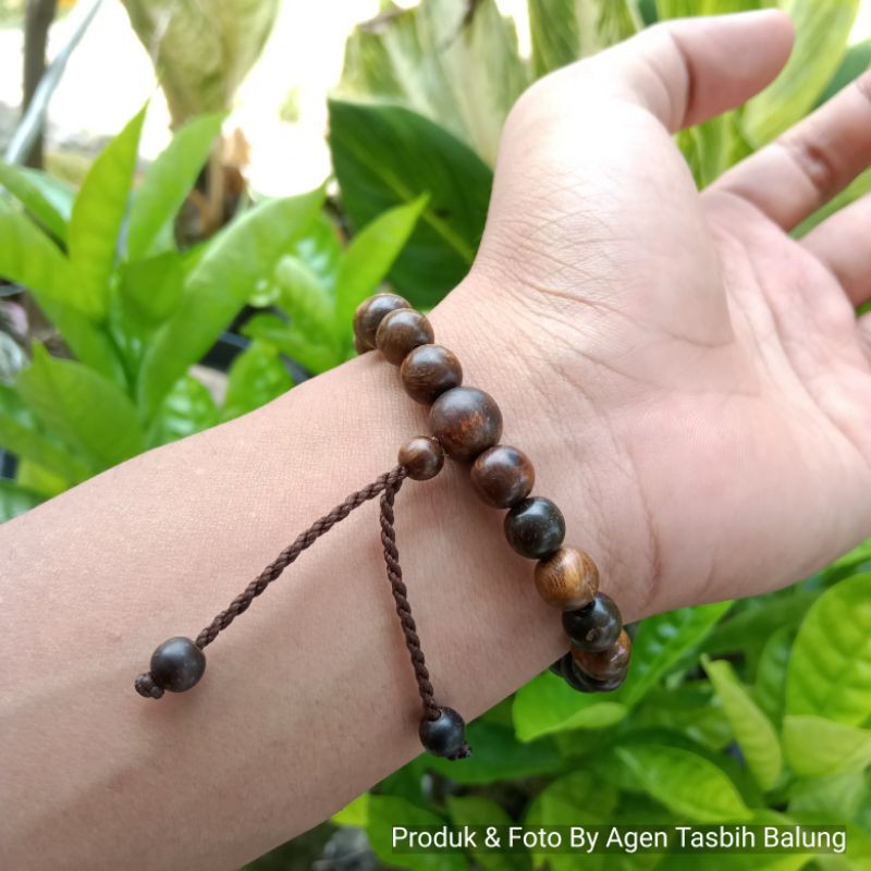 Gelang Kayu Gaharu Asli Size 8mm, Kualitas Super ORIGINAL