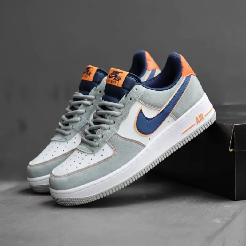 New Sepatu NIKE AIR FORCE 1 LOW COOL GREY HIGH QUALITY ORIGINAL VIETNAM 100%