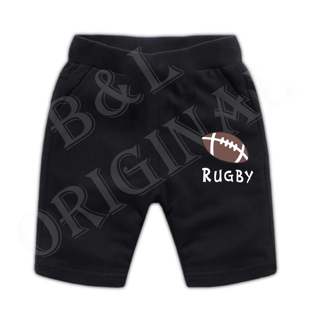 BS/COD/CELANA PENDEK RUGBY ANAK ANAK 1-7 TAHUN//REALPIC//GOOD QUALITY