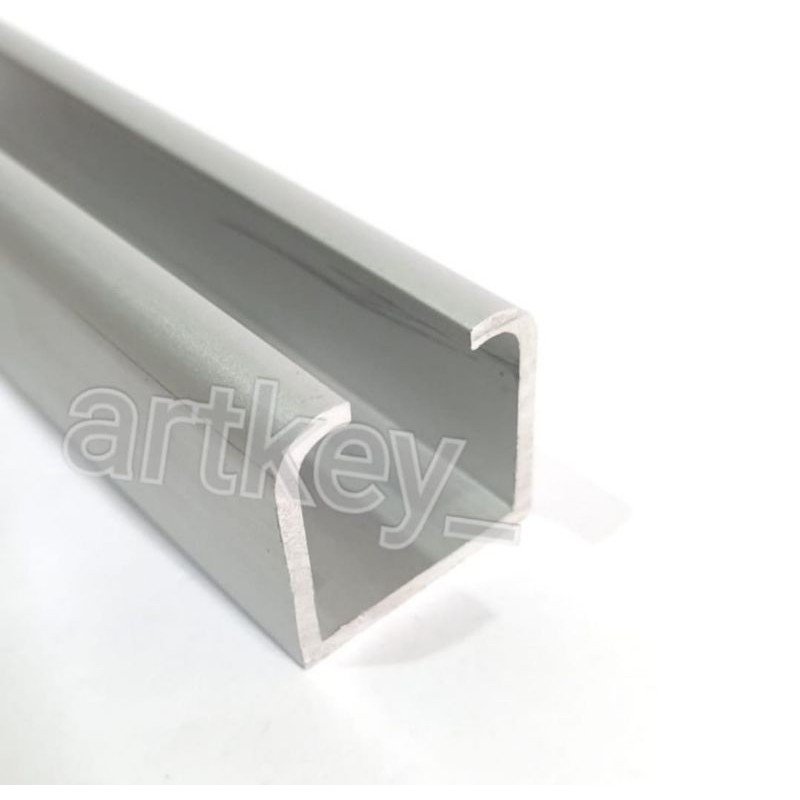 Rel Track TEBAL Alumunium 3 mtr for Folding Door/Pintu Lipat Alumunium Kaca