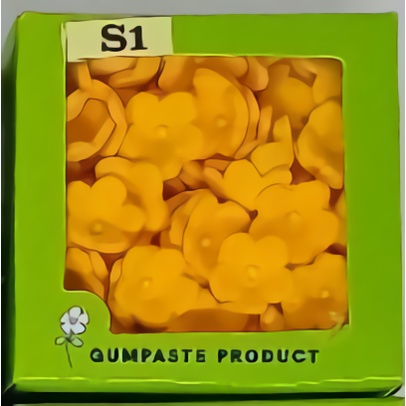 

Gumpaste Bunga S1 Orange 1 Kotak (30gr) Hiasan Fondant Bentuk Flowers