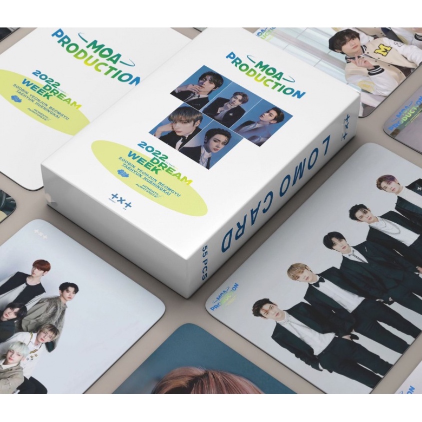 55pcs Kartu Foto Lomo Kpop Album TXT MOA X Together in March