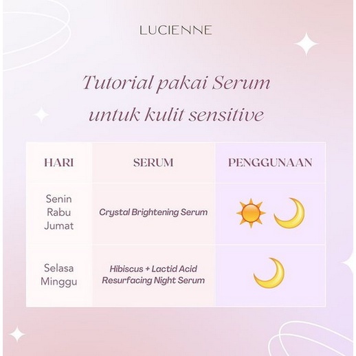 FREE GIFT - LUCIENNE advance arbuwhite 3% / crystal  for brightening / hibiscus lactic acid resurfacing night serum mencerahkan kulit sensitif bpom 20ml murah jerawat anti aging tanpa gragrance mengatasi bekas jerawat beruntusan bruntusan komedo serum