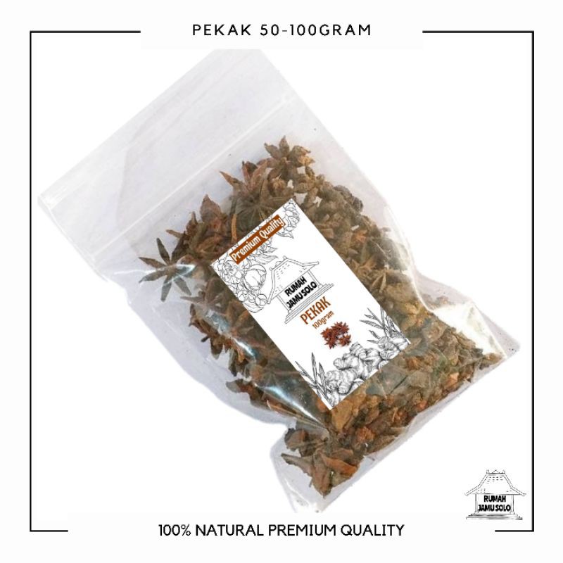 

100gr Pekak / Bunga Lawang / Star Anise / Rempah / JSR 100%