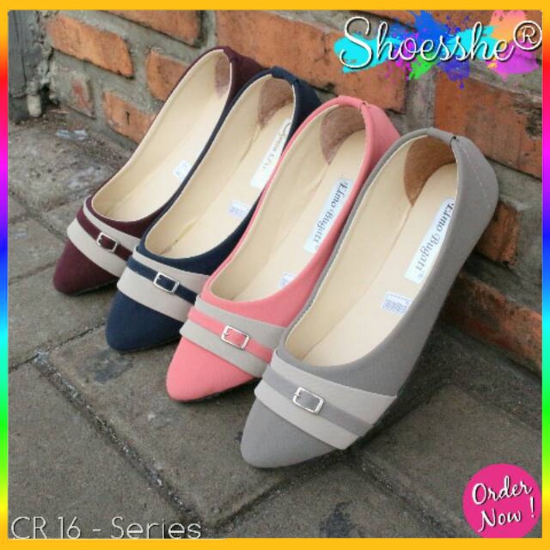 Sepatu Flat Shoes Wanita (CR 16 - Series)