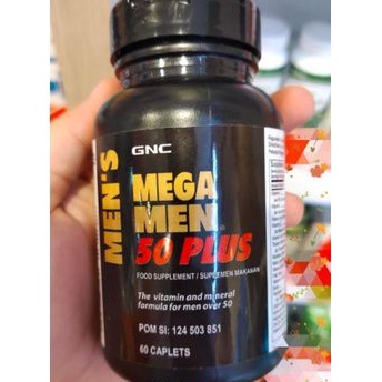 GNC Mega Men 50 Plus 60 caps Multivitamin