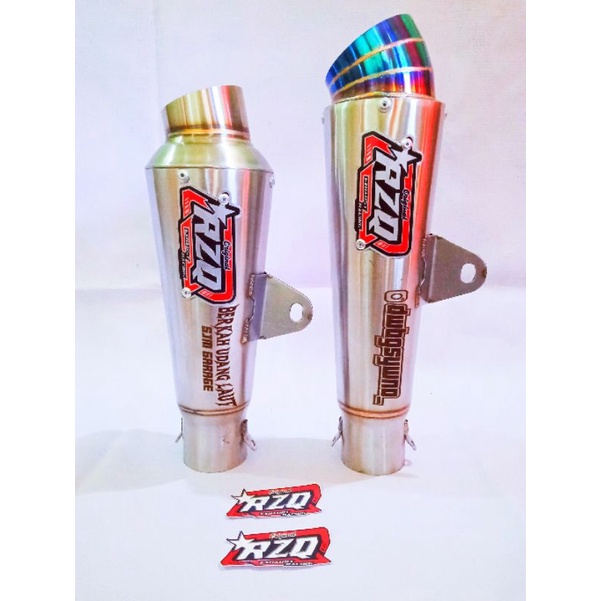 Silincer Knalpot  RZQ Original Kompetisi Jiksaw Free laser nama