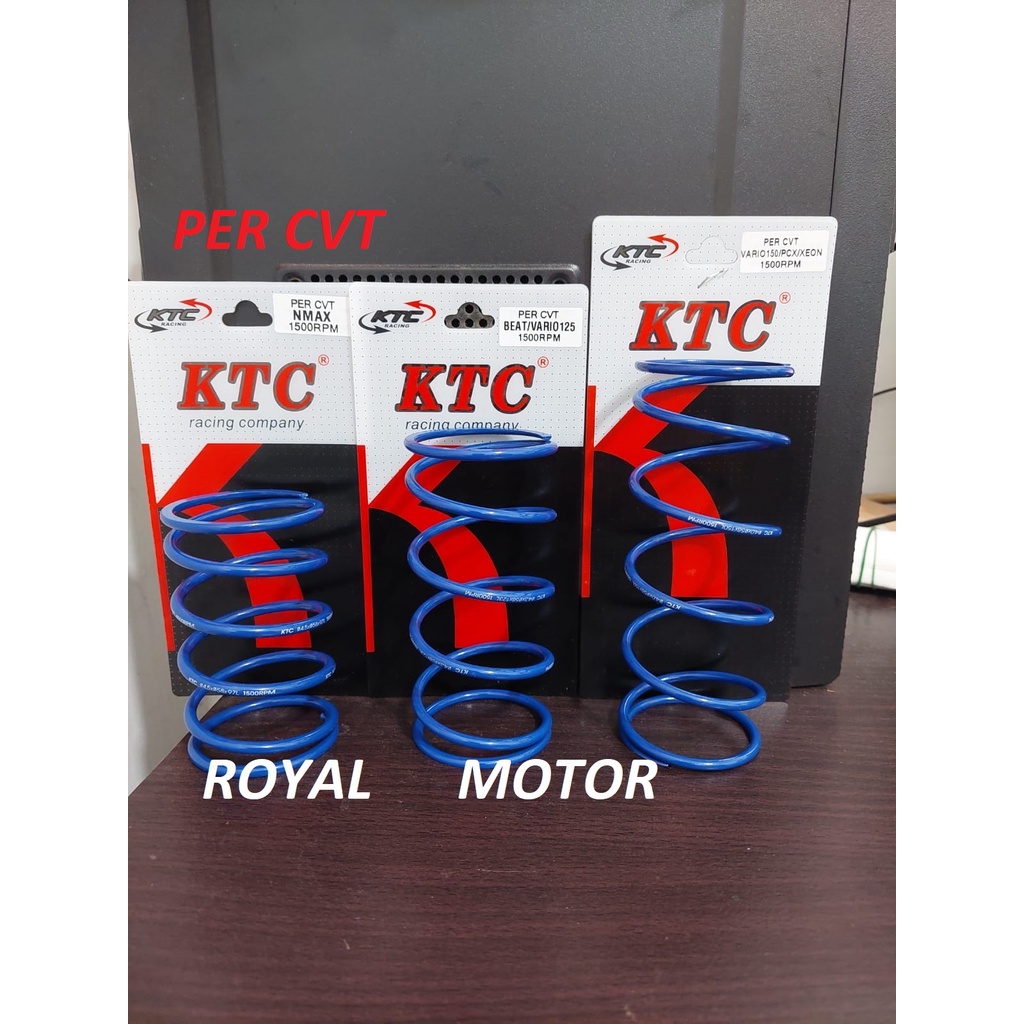 percvt ktc nmax,aerox,pcx,vario beat mio dll percvt racing 1000rpm/1500rpm/2000rpm