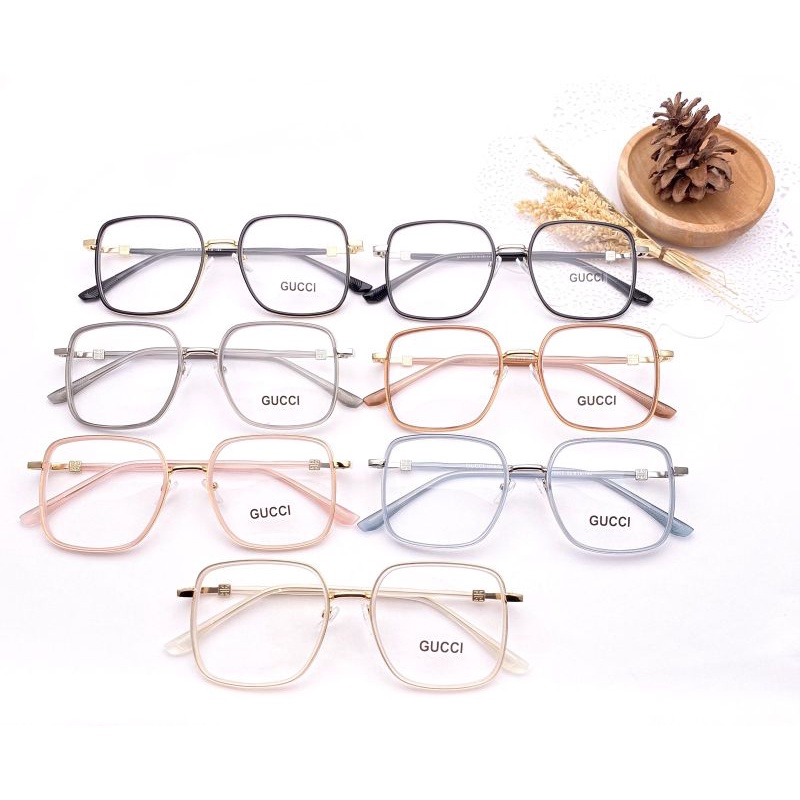 kacamata frame style Korea kotak wanita Gucci 2809 terbaru