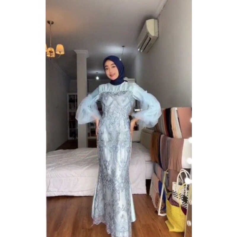 Rawnie dress Tamara dress Devina dress Gamis pesta outer Gamis Lebaran Dress pesta tile Dress kondan