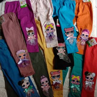 Celana Legging Anak Motif dan Polos Umur 1-5 Tahun