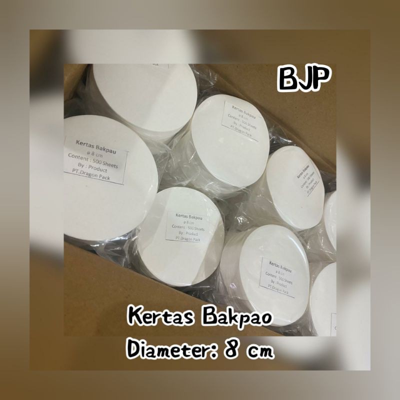 

Kertas bakpao diameter 8 cm