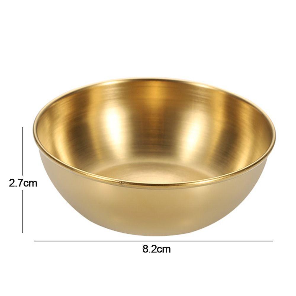 Populer 2Pcs Seasoning Dish Round Side Dish Appetizer Tray Cangkir Saus Makanan Kecil