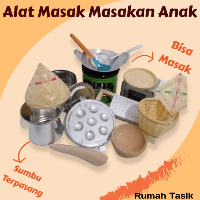 VIRAL BISA COD ✔ Set Kompor Mini Mainan Anak / Mainan Masak Masakan Promo Rumah Tasik