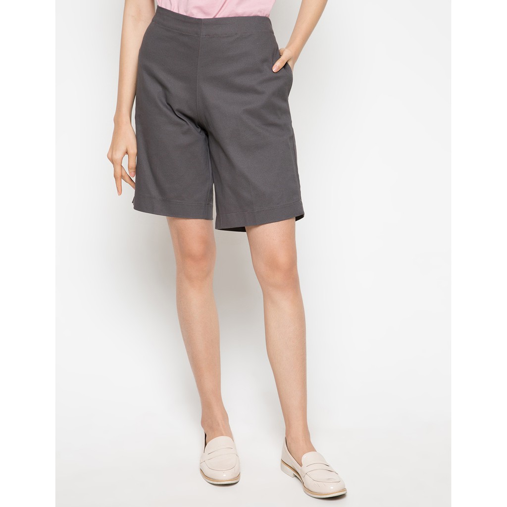 Matahari Nevada Celana  Pendek  Chino  Charcoal Shopee  