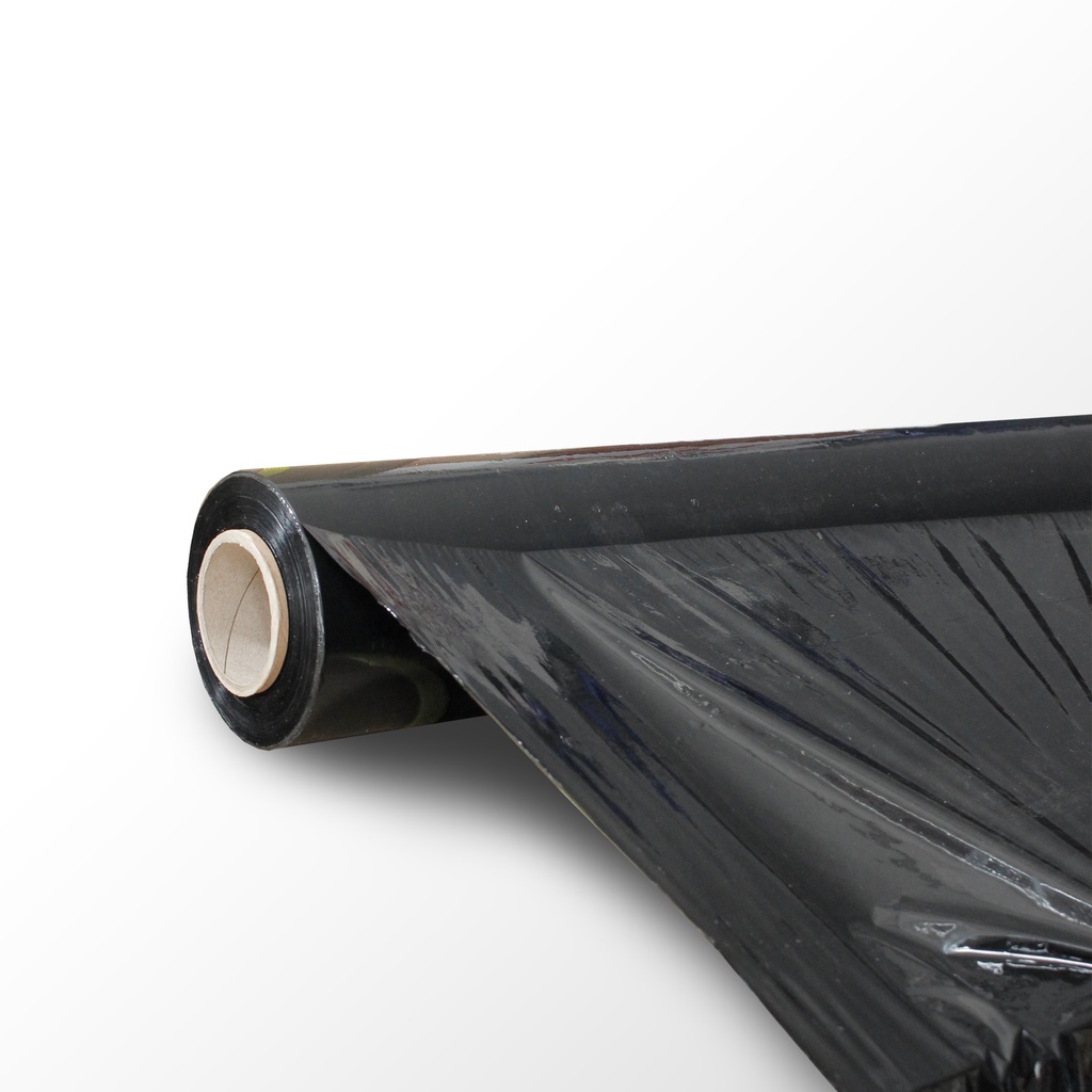 PLASTIK WRAP HITAM- STRETCH FILM HITAM WRAPPING HITAM MPI 50 CM x 300M