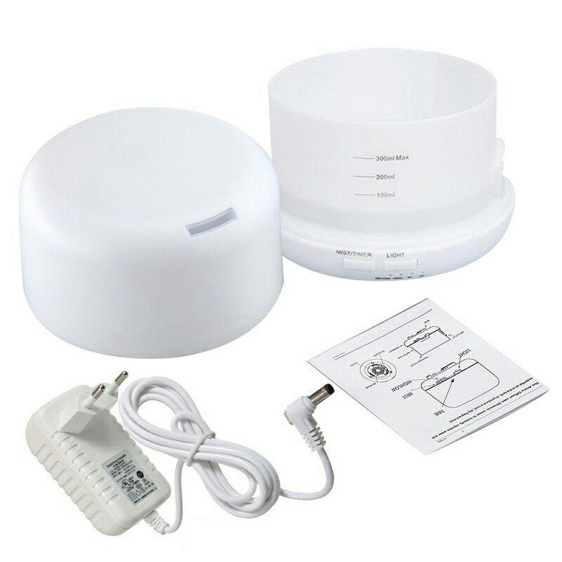 TaffWare Aromatherapy Oil Diffuser + 7 LED - HUMI A770 - White
