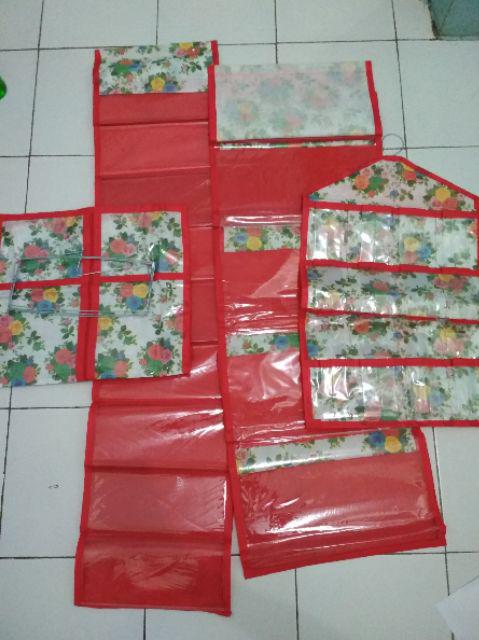 Set 5in1 Rak Gantung Non Resleting Hjo Hso Hbo Underwear Pouch