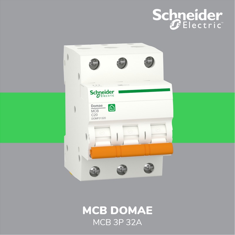 MCB Schneider Domae 32A/3P 6kA DOMF01332