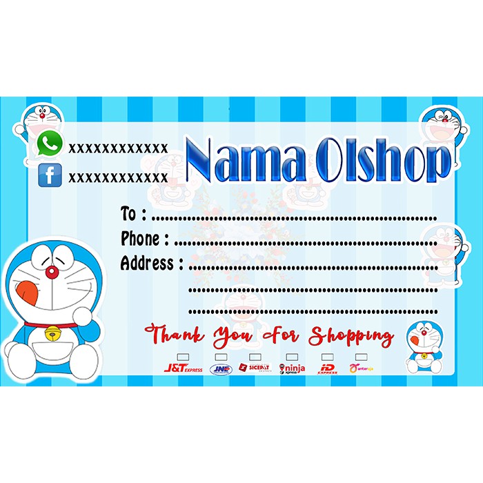 

Nota Kiriman Olshop Custom (minimal order 2 pack)