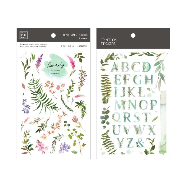 

MU Lifestyle Print-On Sticker 120 - Alphabets