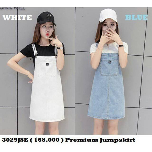 3029JSE ( 168.000 ) Premium Jumpskirt, Material Jeans, Fit To L, High Quality
