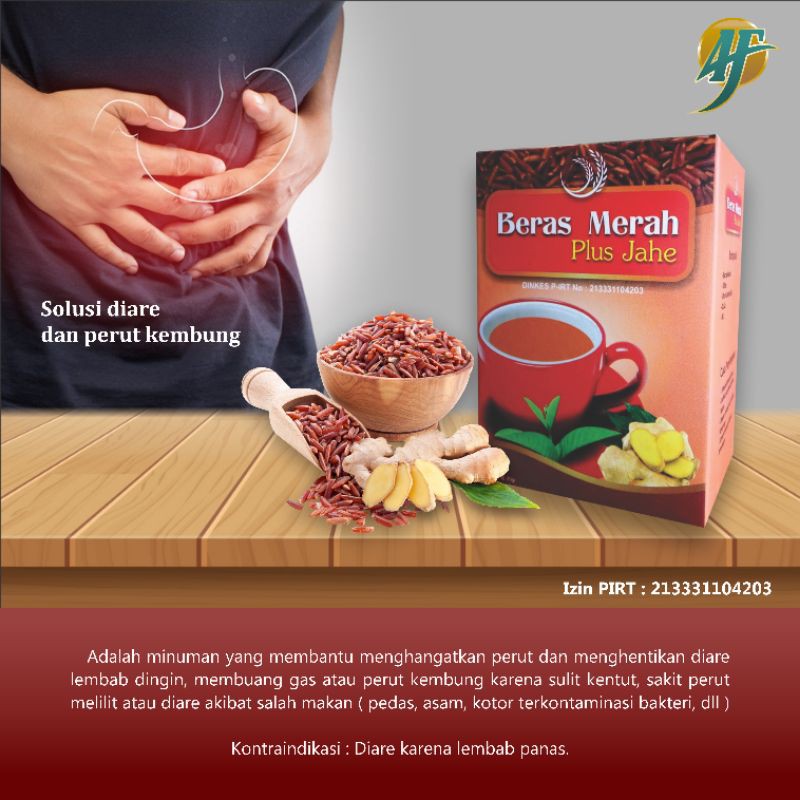 

Wedang Beras Merah Plus Jahe