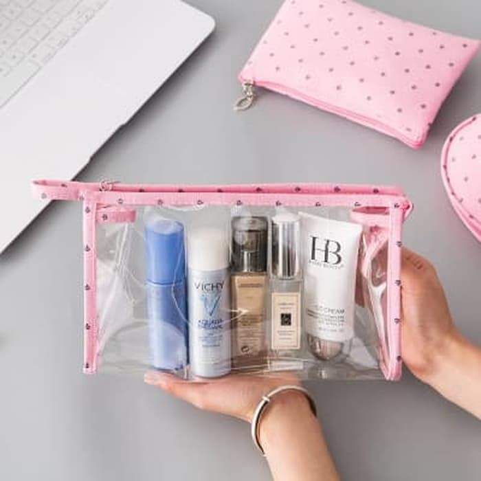 Igrosir Korean 3in1 beauty / cosmetic / Pouch / toiletries / multi-purpose bag / Tas Kosmetik