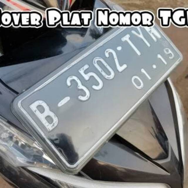 Cover tempat plat nomor akrilik ADV 150 PCX NMAX VARIO BEAT AEROX XMAX