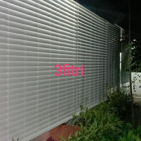 Krey Kayu Untuk Outdoor Dan Indoor - Putih, Polos