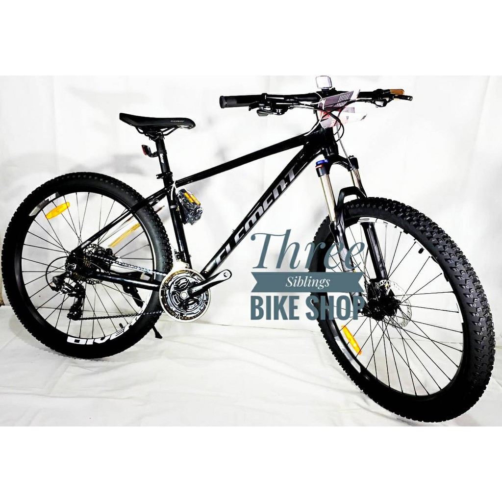 SEPEDA GUNUNG ELEMENT CYBER 27.5 INCH BLACK ALLOY HYDRAULIC BRAKE