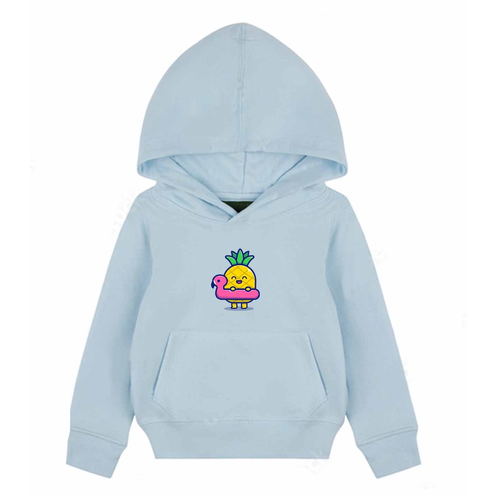 Hoodie Anak Pineapple Sweater Pakaian Fleece M - XL