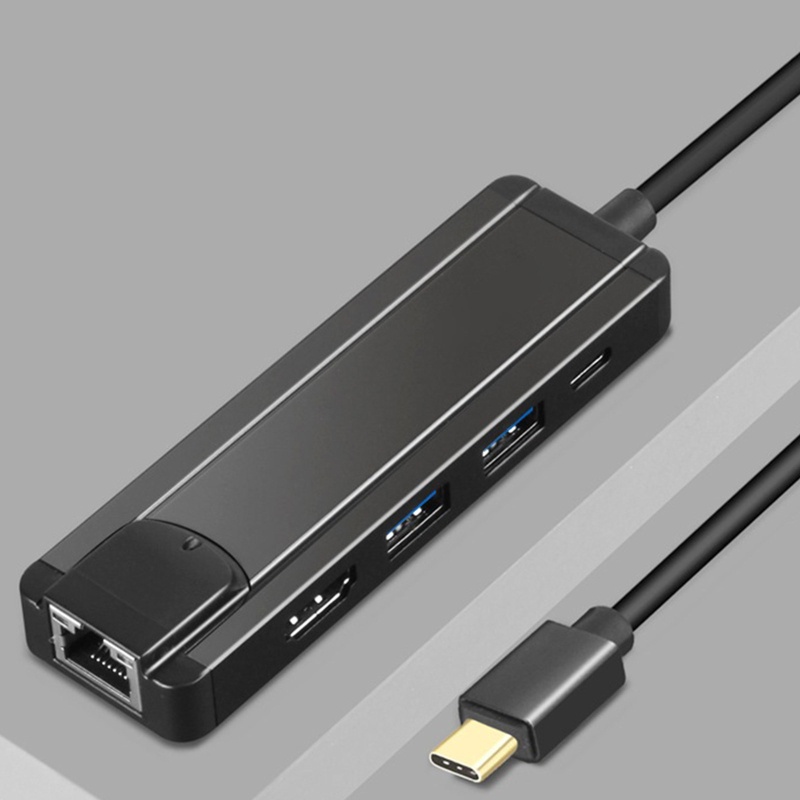 Vivi Hub USB Type C 5in1 Ultra Slim Dengan Ethernet, PD Charging 4K HDMI-compatibl