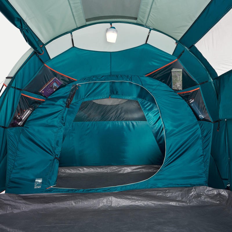 QUECHUA Arpenaz 4.2 Hoop Tent Tenda 4 Orang dan 2 Kamar Original