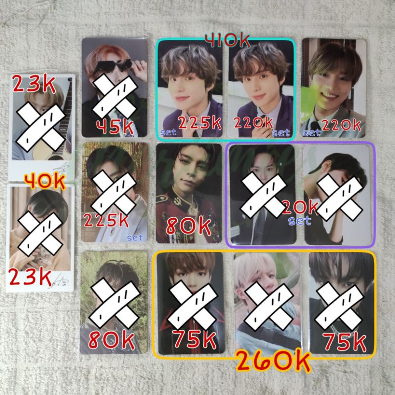 JAEMIN JISUNG JENO CHENLE DOYOYNG JUNGWOO TAEIL JOHNNY NCT DREAM 127 AGENT AR TICKET HOT SUMMER DREA