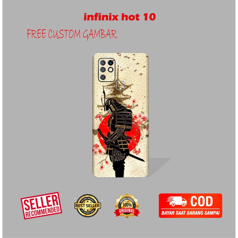 GARSKIN/STICKER HANDPHONE INFINIX HOT 10 CUSTOM
