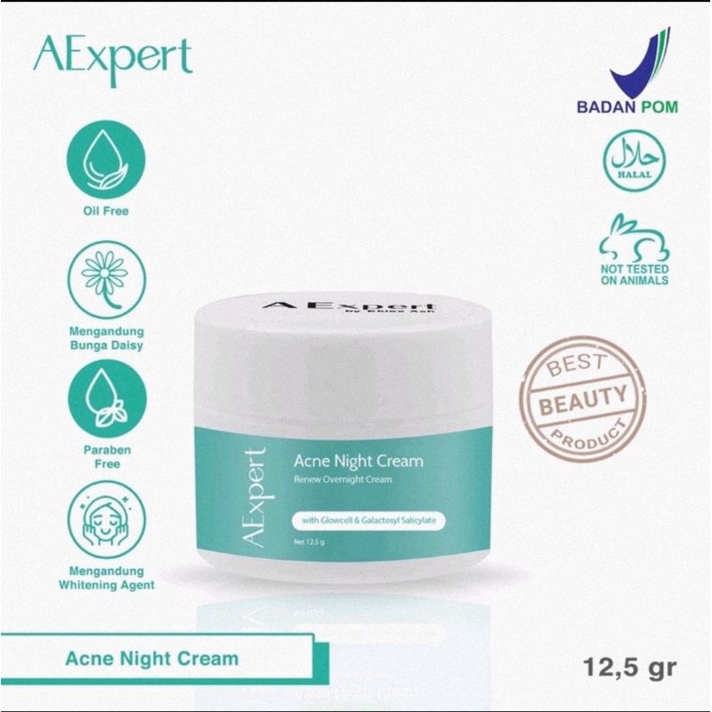 AExpert Night Cream ACNE by Ashanty n Dr. Ekles