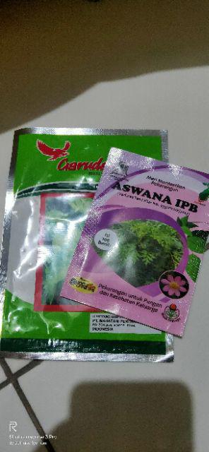 Benih Sayuran Daun Kenikir Bunga Pink / Ungu