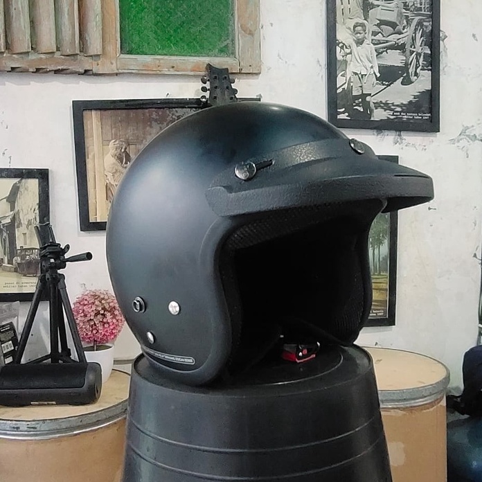 Helm Bogo Dewasa Retro Full Leher SNI