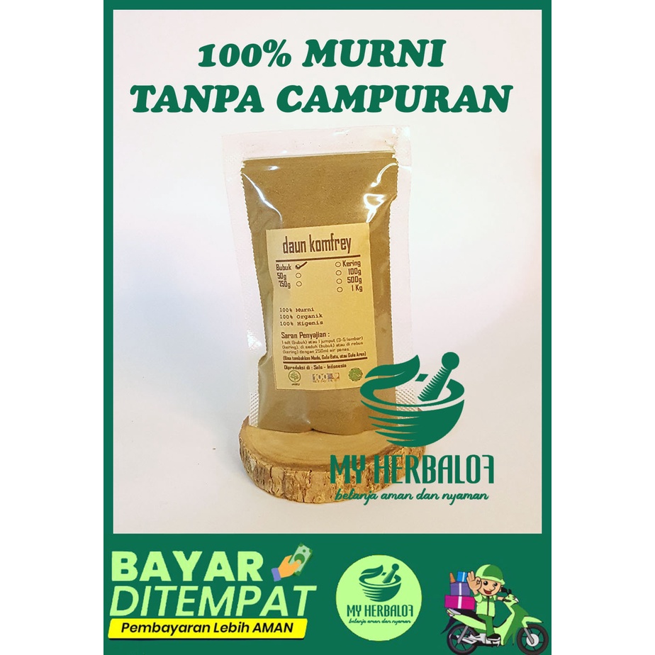 

Herbal Daun Komfrey Comfrey Bubuk / Symphytum / Bubuk Halus / Murni Tanpa Campuran