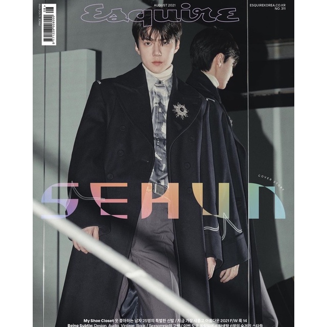 baca deskripsi  SEHUN ESQUIRE MAGAZINE AUGUST ISSUE EXO JUNHO 2PM MAJALAH